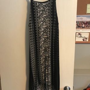 Knee length boho dress